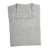 100% Cashmere Women's Fashion Roll Neck Grey Mid