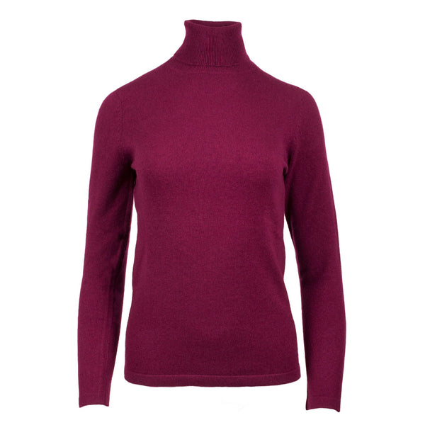 100% Cashmere Women's Fashion Roll Neck Eminence