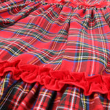 Girls Full Body Tartan Dress Stewart Royal