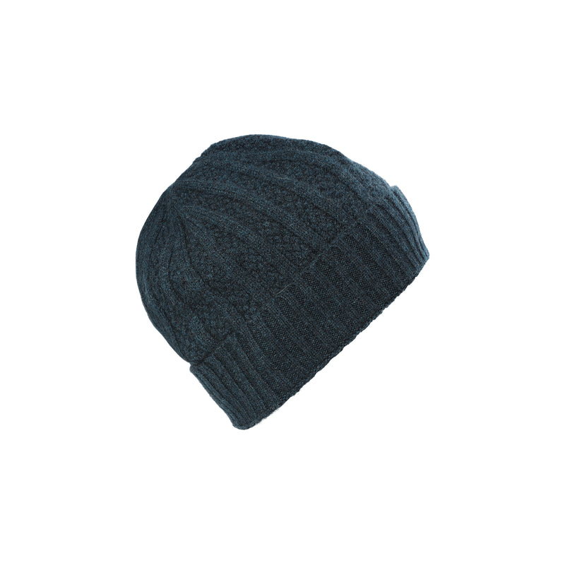 Gents Seed Stitch Rib Turn Up Beanie Lugano