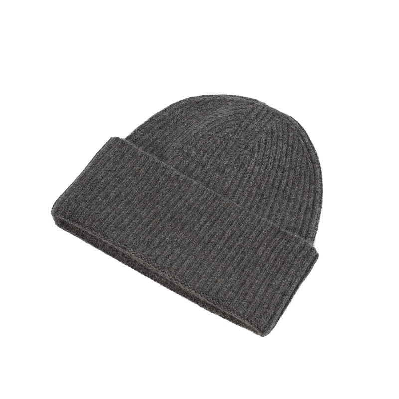 Luxury Rib Deep Turn Up Gents Beanie Ptarmigan