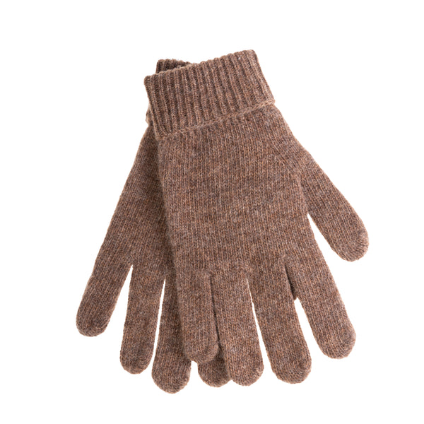 Ladies Plain Lambswool Mix Glove Brindle