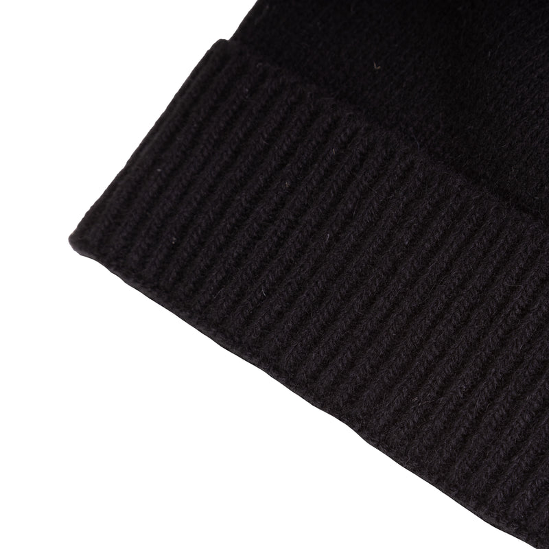 Gents Plain Lambswool Mix Beanie Ptarmigan