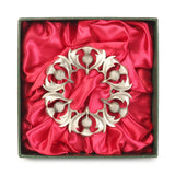 Plaid Brooches
