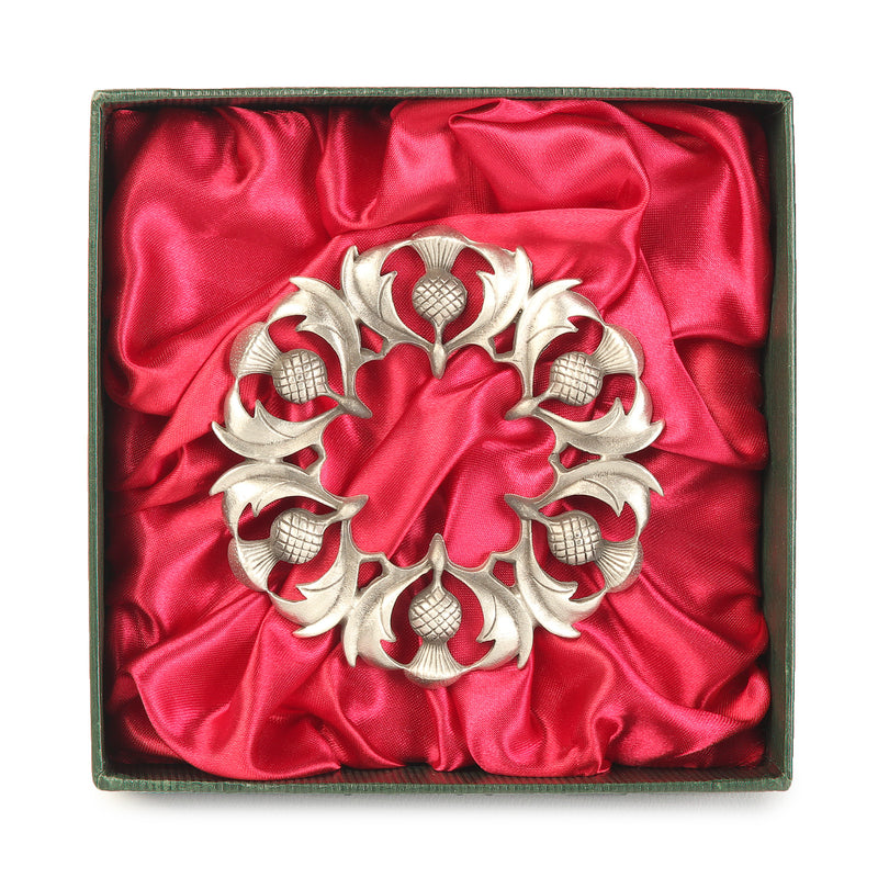 Plaid Brooches
