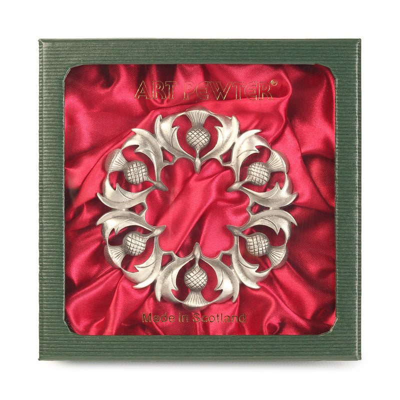 Plaid Brooches