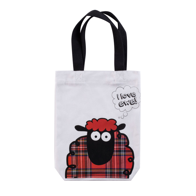 Tartan Sheep Book Bag