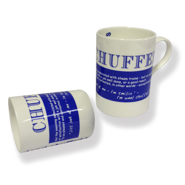 Chuffed Dialect Bone China Mug