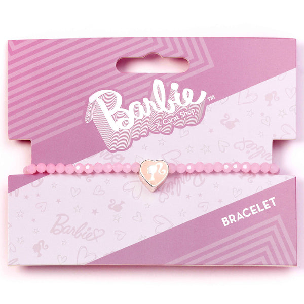 Barbie Pink Bead Friendship Bracelet Hea