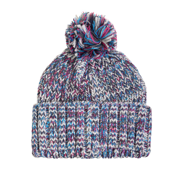 Scotland Sparkle Bobble Hat Saltire Logo