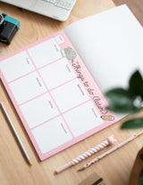 Weekly Plan Notepad A4 Pusheen Rose Coll