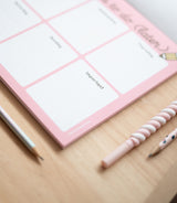 Weekly Plan Notepad A4 Pusheen Rose Coll