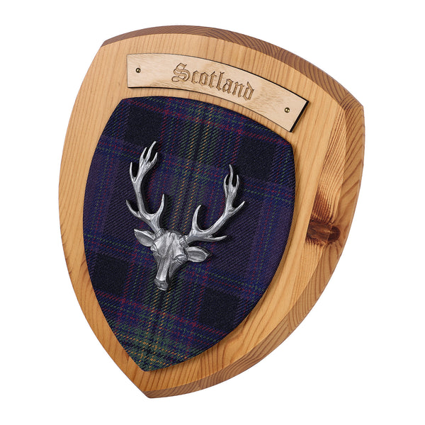 Clan Wall Plaque Stags Head