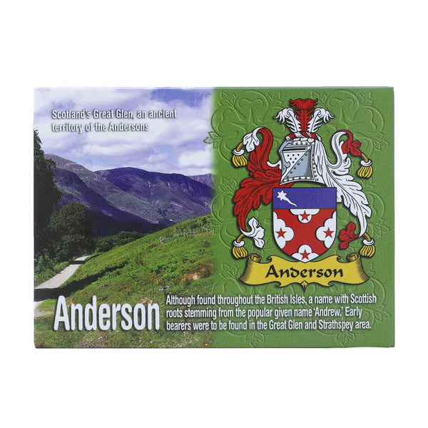 Clan/Family  Scenic Magnet Anderson E