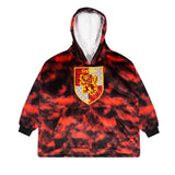 Gryffindor Tie-Dye Adult Blanket Hoodie