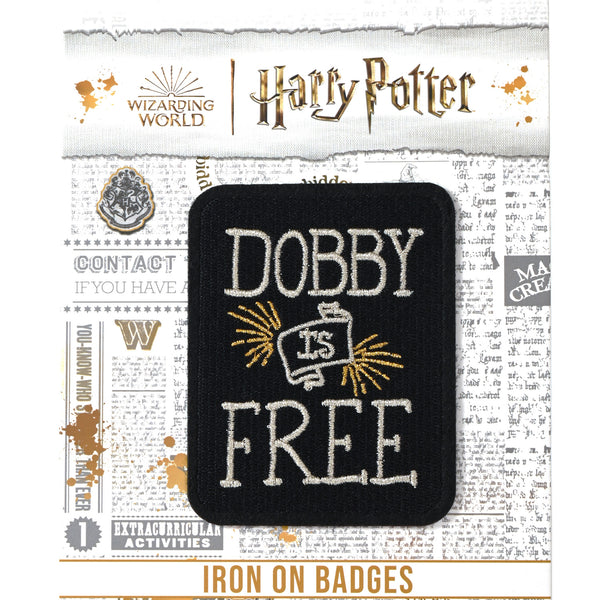 Free Dobby Iron On Badgeables