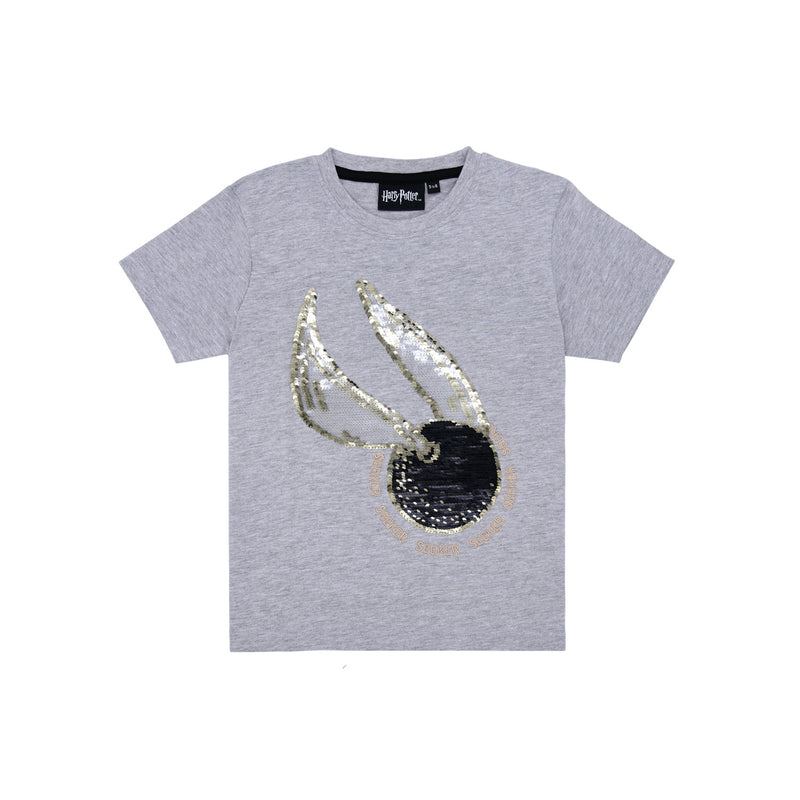 Harry Potter Flip Sequin Snitch Tee