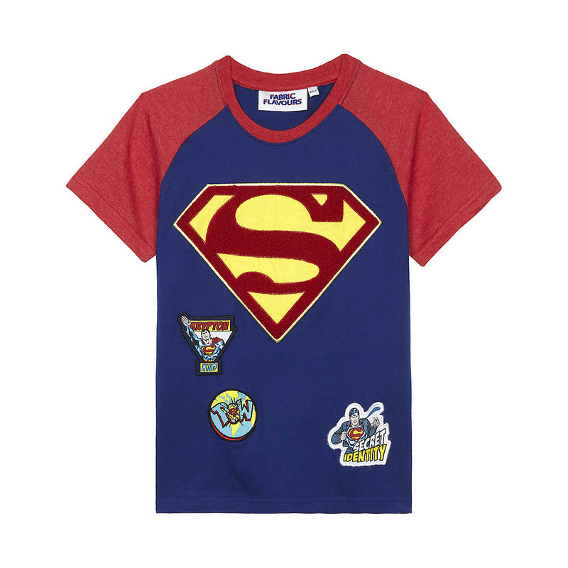 Superman Chenille Logo Tee