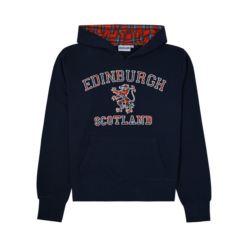 Edinburgh Tartan Lion Hoodie