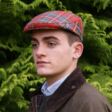 Shetland Wool Tartan Cap Stewart Royal