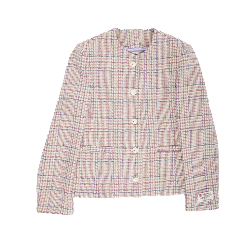 Grace Harris Tweed Jacket Pink Check