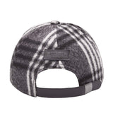 Mens Check Baseball Cap