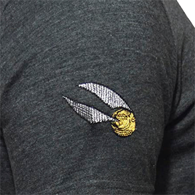 Hufflepuff Applique Tee Kids Charcoal