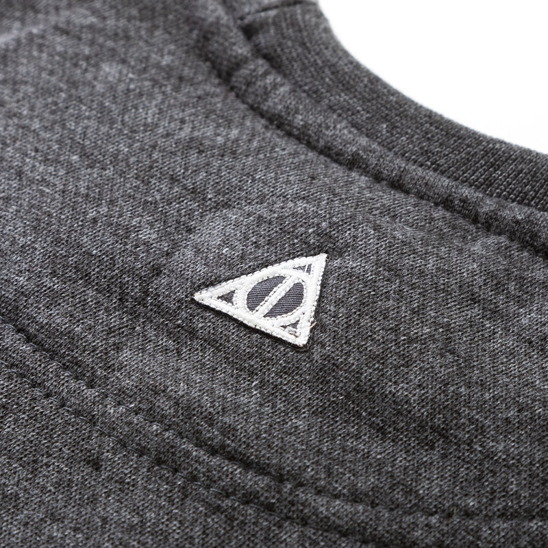 (Sd)Hogwarts Crewneck Sweatshirt Charcoal/White