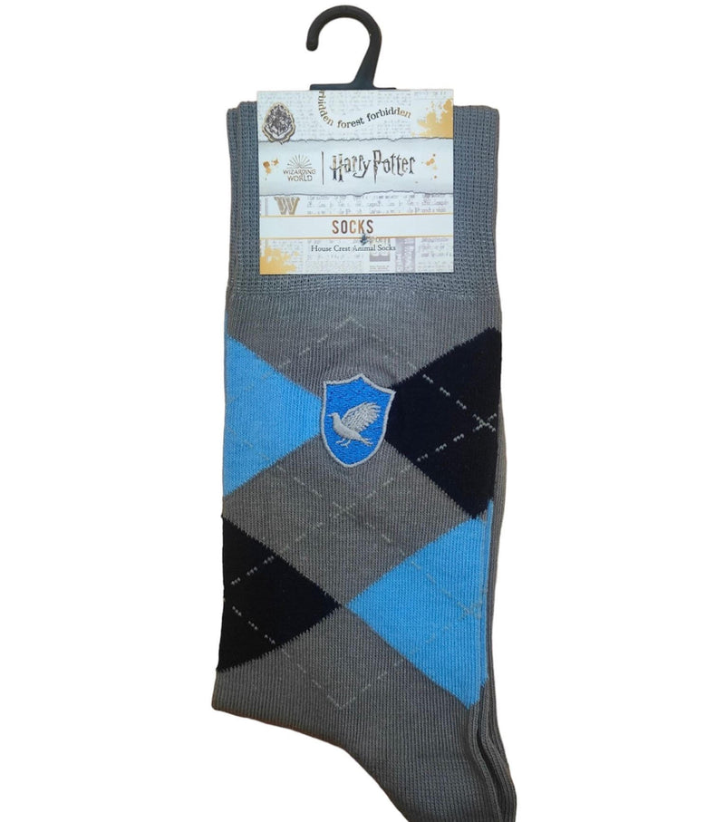 Hp Ravenclaw Argyle Knit Socks