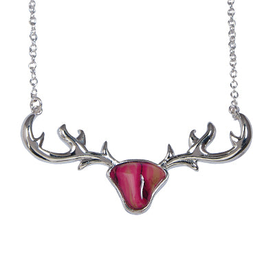 Heathergem Antler Silver Plated Necklace