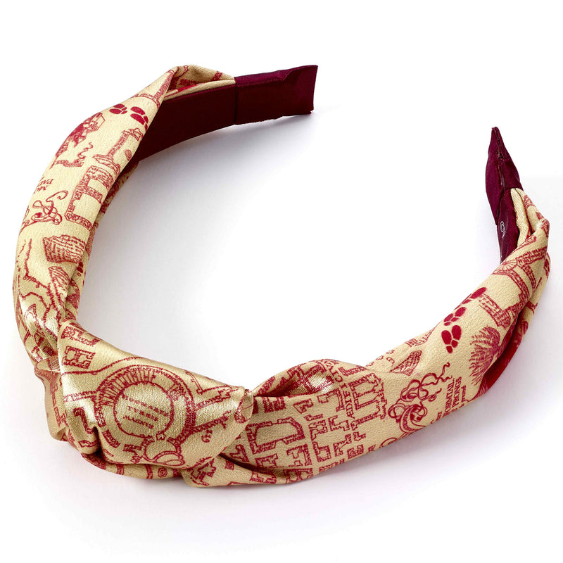 Hp Marauders Map Knotted Headband