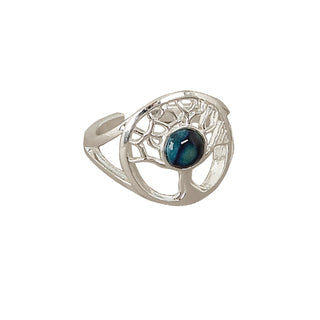 Heathergem Silver Plated Tree Of Life Ring