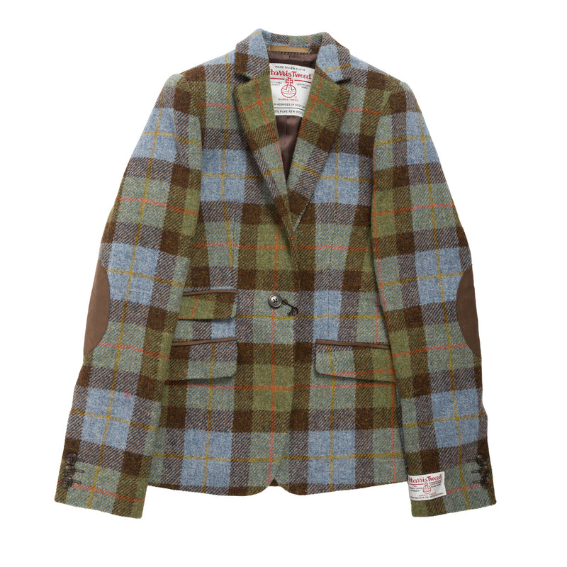 Ladies Iona Harris Tweed Jacket (Ha222-C3) Lovat Tartan