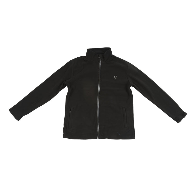 Mens Full Zip Fleece Black