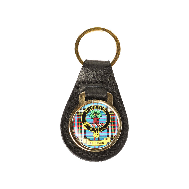 Kc Clan Leather Key Fob Moffat