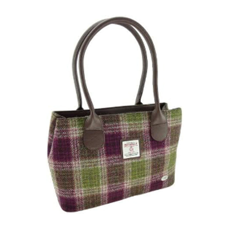 Harris Tweed Ladies Handbag - Classic Heather Check