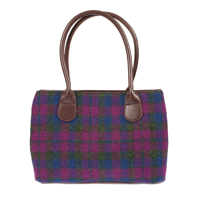 Harris Tweed Ladies Handbag - Classic Heather Check