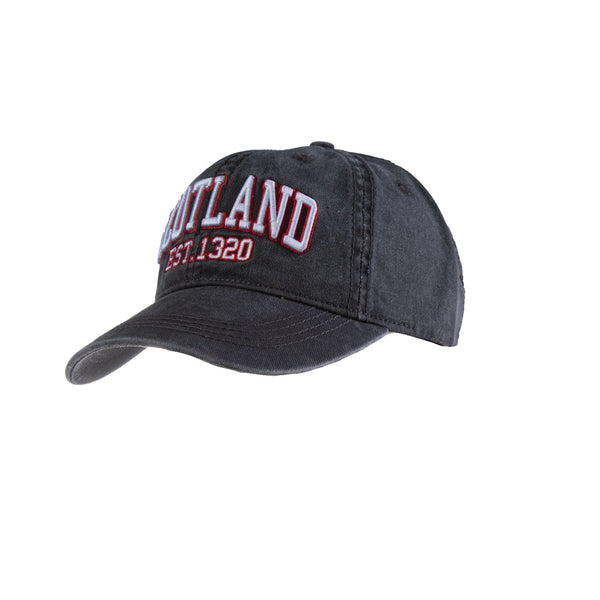 Scotland Stonewash Cap Black