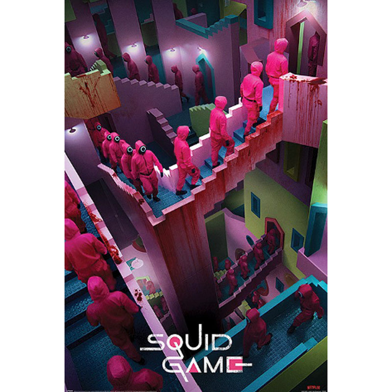 Squid Game (Crazy Stairs) Maxi Poster