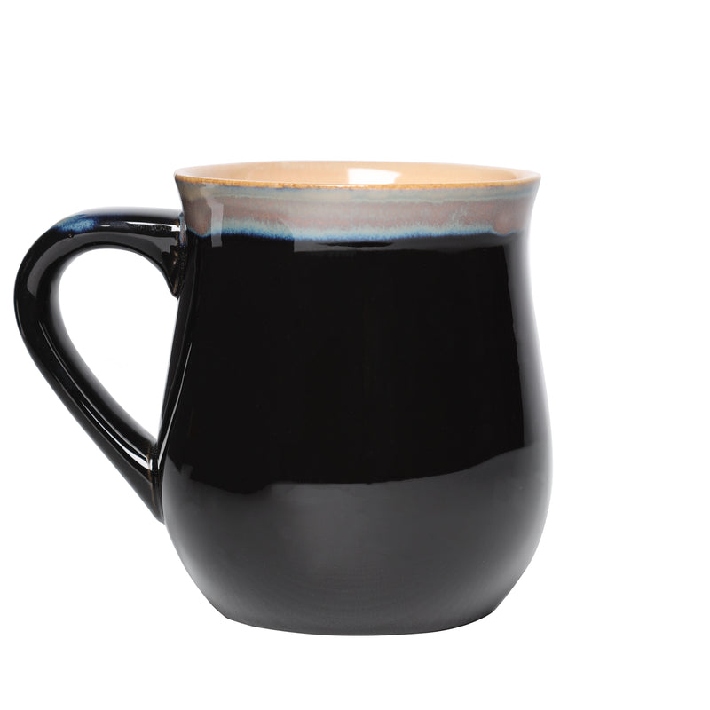 Stoneware Mug With Piper Black