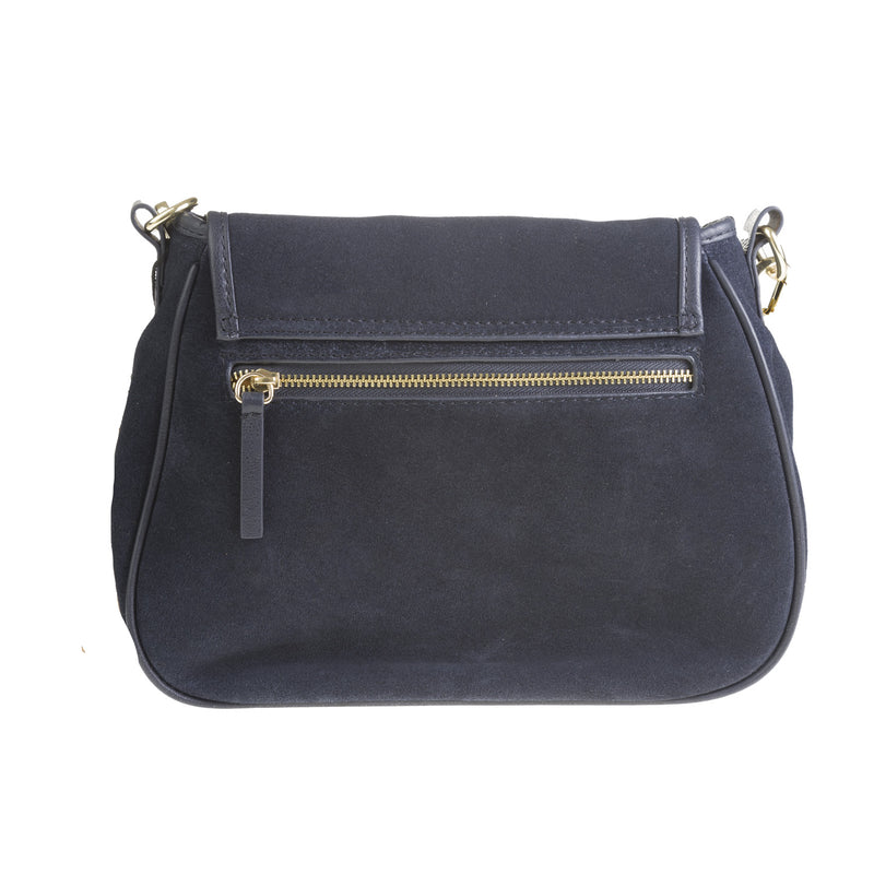 Suede Med Body Bag Navy