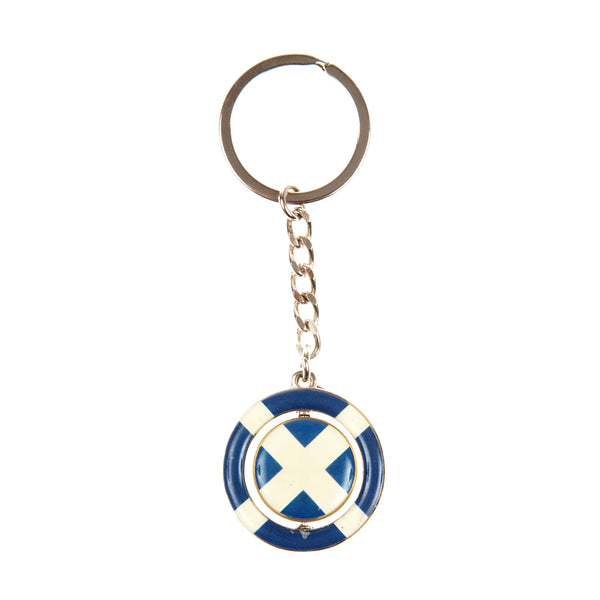 Scot St Andrews Round Spinner Key Ring