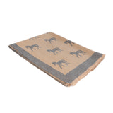 Super Soft Horse Scarf Dark Beige