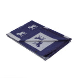 Super Soft Horse Scarf Navy