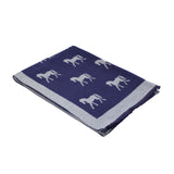 Super Soft Horse Scarf Navy