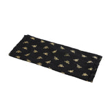 Bee Thin Scarf Black