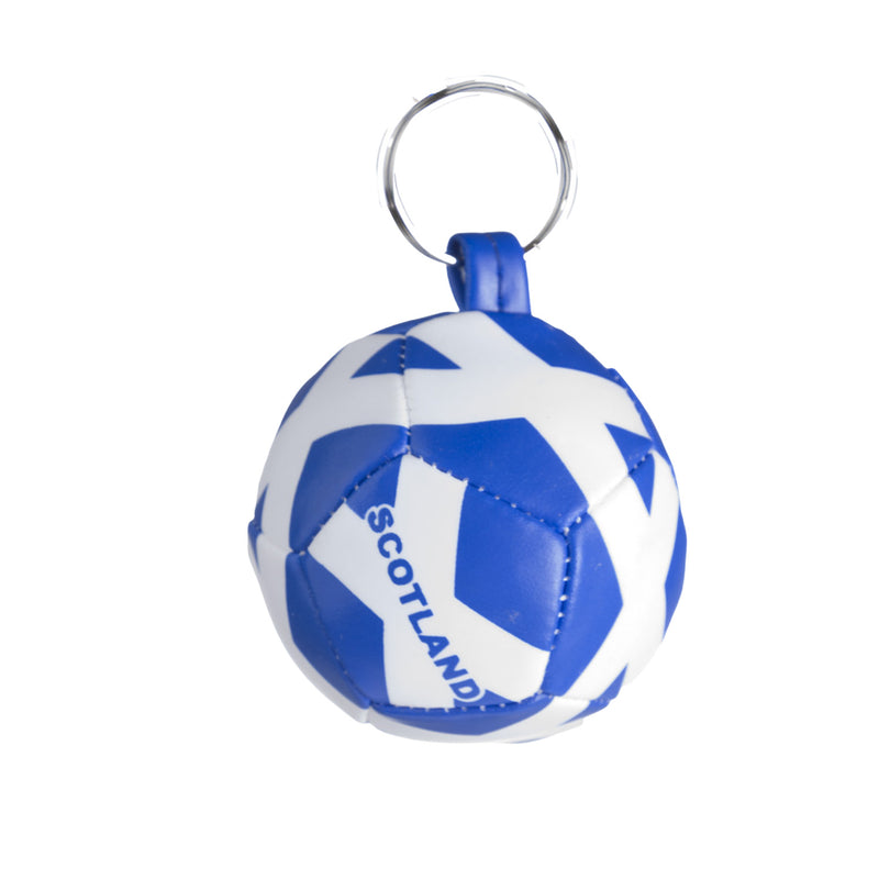 2" Pvc Soft Ball Keyring Scotland Flag