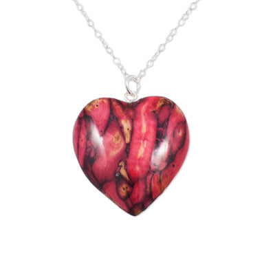 Heathergem Medium Heart Pendant