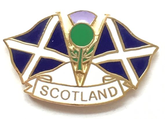 Lapel Badge Scotland/Double