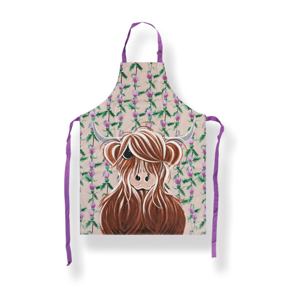 Miss Thistle Cotton Apron